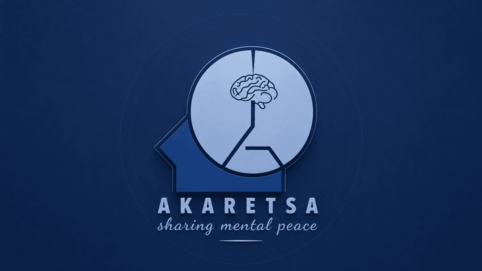 AKARETSA illustration on a deep blue background
